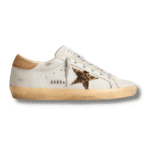 Women's Super-Star in nappa leather with pony skin star and suede heel tab