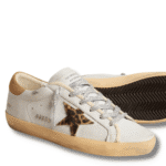 Women's Super-Star in nappa leather with pony skin star and suede heel tab