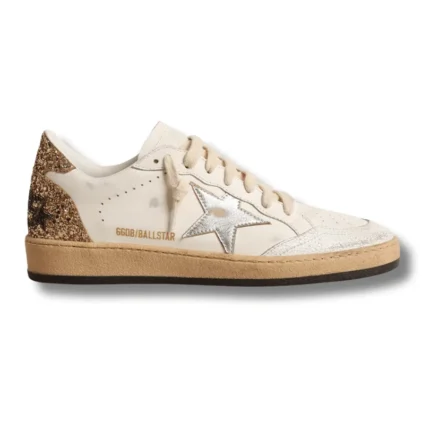 Ball Star with metallic leather star and glitter heel tab