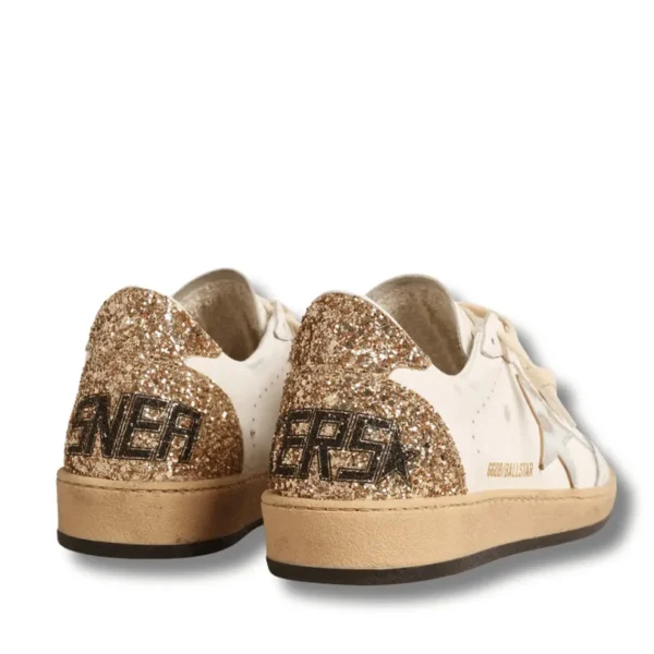 Ball Star with metallic leather star and glitter heel tab