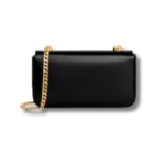 CHAIN SHOULDER BAG CLAUDE IN shiny calfskin